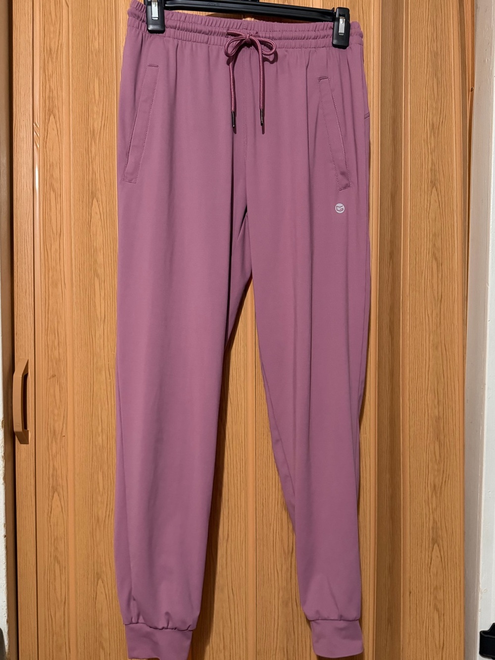 Women’s Jogger Pants in Mauve - Casual Drawstring Track Pants